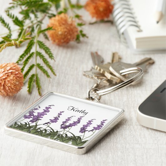 Porte-clés Fleurs Lilac (Côté)