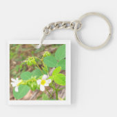 Porte-clés Fleurs naturelles Porte - clés acryliques (Dos)