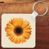 Porte-clés Fleurs | Orange Gerbera (Verso)