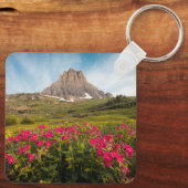 Porte-clés Fleurs | Parc national des Glaciers du Montana (Verso)