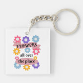 Porte-clés Fleurs partout (Dos)