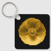 Porte-clés Fleurs | Pavot jaune (Recto)