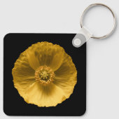 Porte-clés Fleurs | Pavot jaune (Dos)