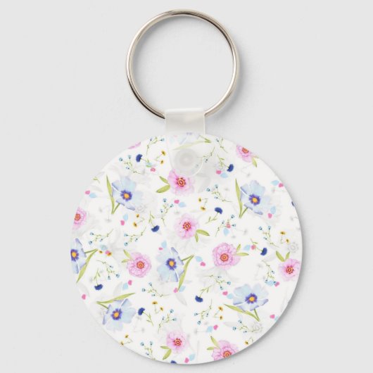 Porte-clés Fleurs Porte - clés de printemps (Recto)