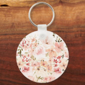 Porte-clés Fleurs printanières en fleurs (Verso)