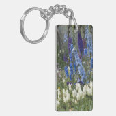 Porte-clés Fleurs printanières le long d'un chemin de jardin, (Devant gauche)
