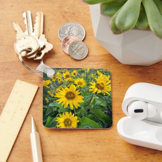 Porte-clés Fleurs | Rivière Balsomroot Columbia, Oregon (Bureau)