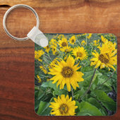 Porte-clés Fleurs | Rivière Balsomroot Columbia, Oregon (Recto)