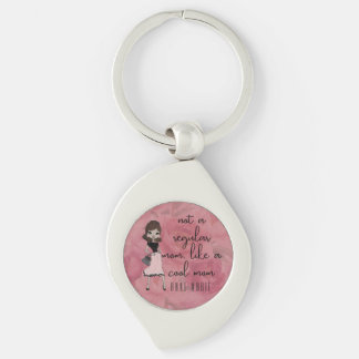 Porte-clés Fleurs rose poussiéreux Fête des Mères Mignonne ‘M