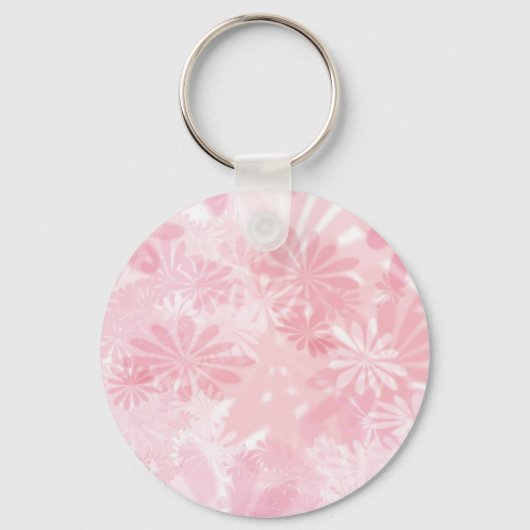 Porte-clés Fleurs roses (Recto)