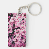 Porte-clés Fleurs roses (Dos)