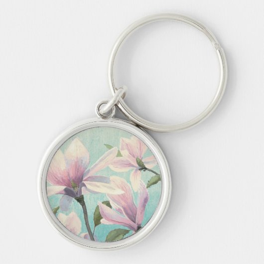 Porte-clés Fleurs roses des sud (Devant)