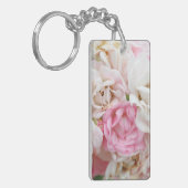 Porte-clés Fleurs roses et blanches (Devant gauche)