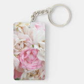 Porte-clés Fleurs roses et blanches (Dos)