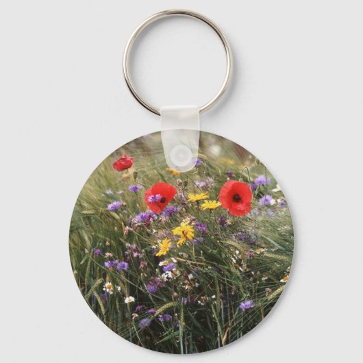 Porte-clés Fleurs sauvages (Recto)