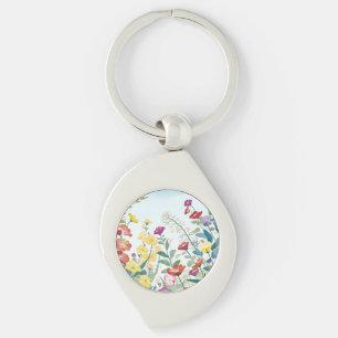 Porte-clés Fleurs sauvages