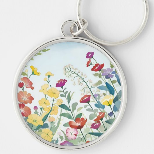 Porte-clés Fleurs sauvages (Devant)
