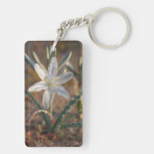 Porte-clés Fleurs sauvages de lys du désert (Dos)