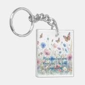 Porte-clés Fleurs sauvages et devis (Devant gauche)