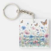 Porte-clés Fleurs sauvages et devis (Devant)