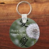 Porte-clés Fleurs Sauvages Mariage Invitations et Faveurs (Recto)