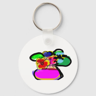 Porte-clés Fleurs soleil fête des mères