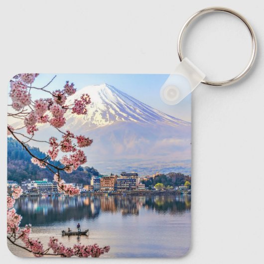 Porte-clés Fleurs | Spring Cherry Blossoms Japon (Dos)