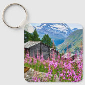 Porte-clés Fleurs | Summer Matterhorn Suisse (Recto)