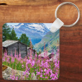 Porte-clés Fleurs | Summer Matterhorn Suisse (Verso)
