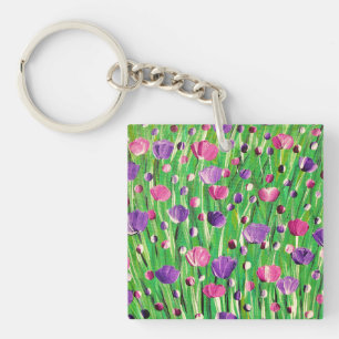 Porte-clés Fleurs sur le défilé
