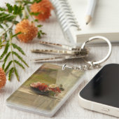 Porte-clés Fleurs sur une haie de fenêtre par John La Farge (Devant droit)