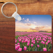Porte-clés Fleurs | Tulips Holland Sud, Pays-Bas (Recto)