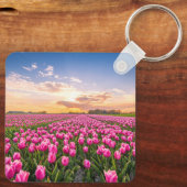 Porte-clés Fleurs | Tulips Holland Sud, Pays-Bas (Verso)
