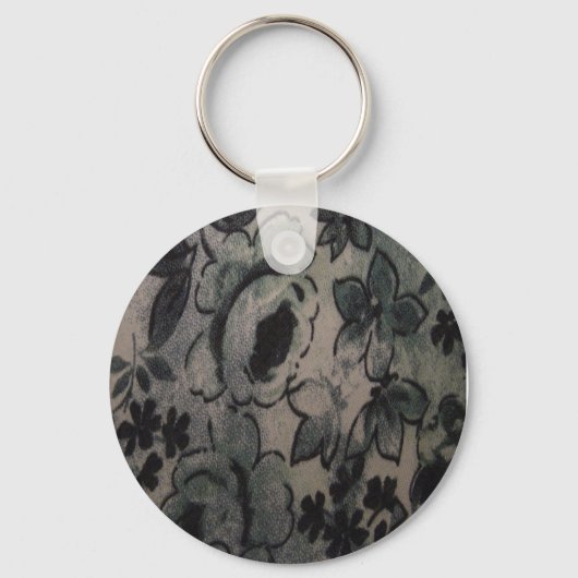 PORTE-CLÉS FLEURS VERTES (Recto)