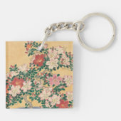 Porte-clés Fleurs vintages Azalea Peinture japonaise (Dos)