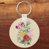 Porte-clés Fleurs vintages III (Recto)