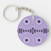 Porte-clés Fleurs violettes (Devant)