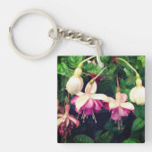 Porte-clés Fleurs violettes (Devant)