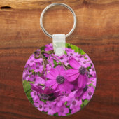 Porte-clés Fleurs violettes de San Francisco (Verso)