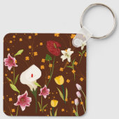 Porte-clés Fleurs vives (Dos)