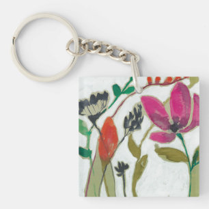 Porte-clés Fleurs vives