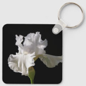 Porte-clés Fleurs | White Iris (Dos)