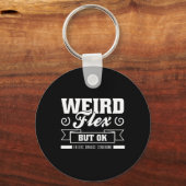 Porte-clés Flex Mais Ok Ehlers Danlos Black White Zebra Stri (Recto)