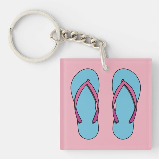 Porte-clés Flip Flops de plage (Devant)
