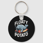 Porte-clés Floaty Tatoes Manatee Funny Sea Cow Ocean Animal L (Recto)