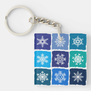 Porte-clés Flocon de neige