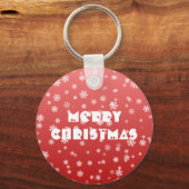 Porte-clés Flocon de neige de Noël (Recto)