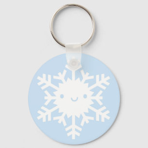 Porte-clés Flocon de neige d'hiver de Kawaii