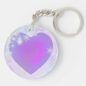 Porte-clés Flocon de neige pourpre (Dos)