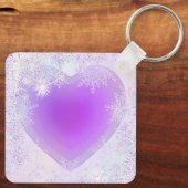 Porte-clés Flocon de neige pourpre (Verso)